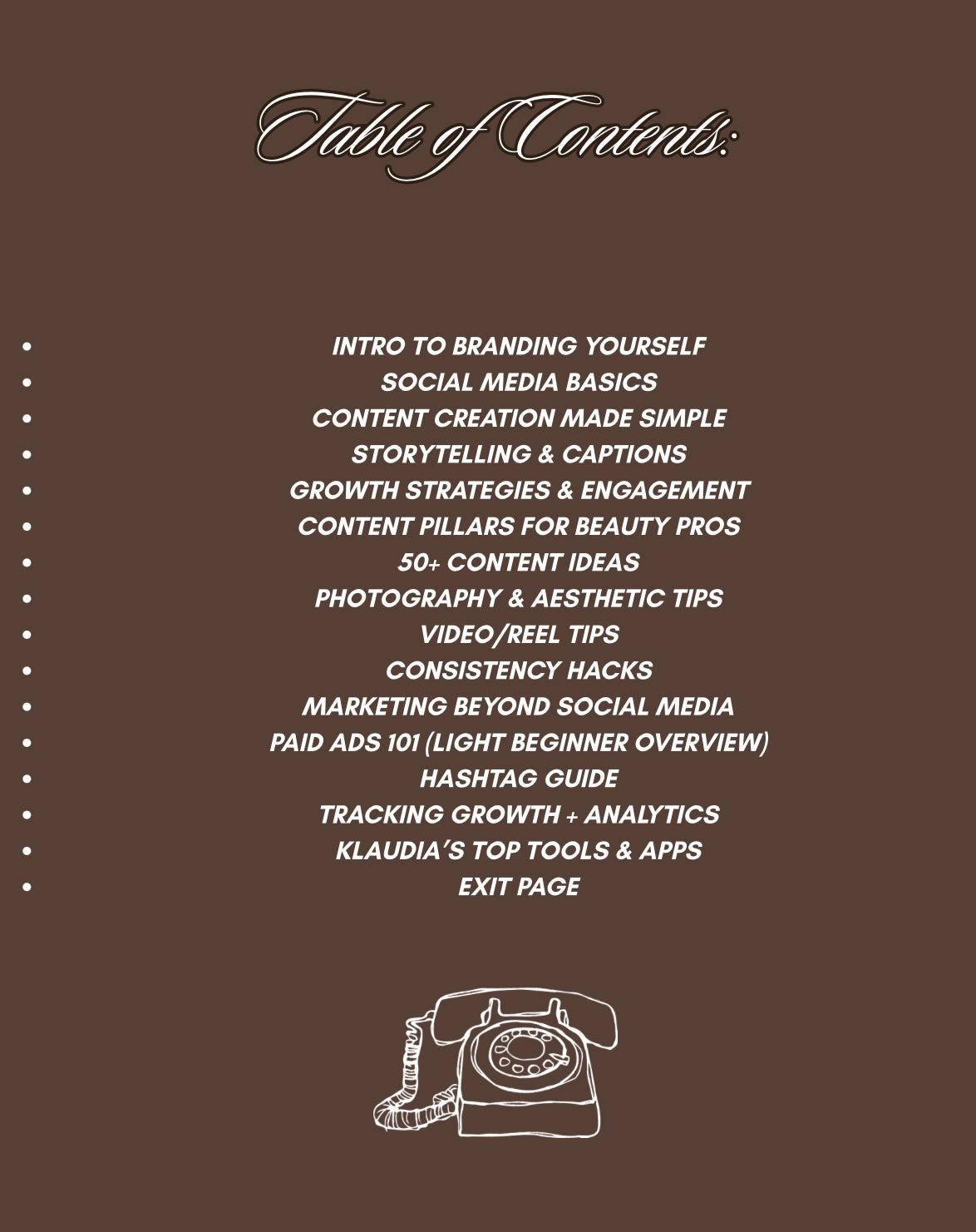 Marketing + Content Creation Guide | For Beauty Pros